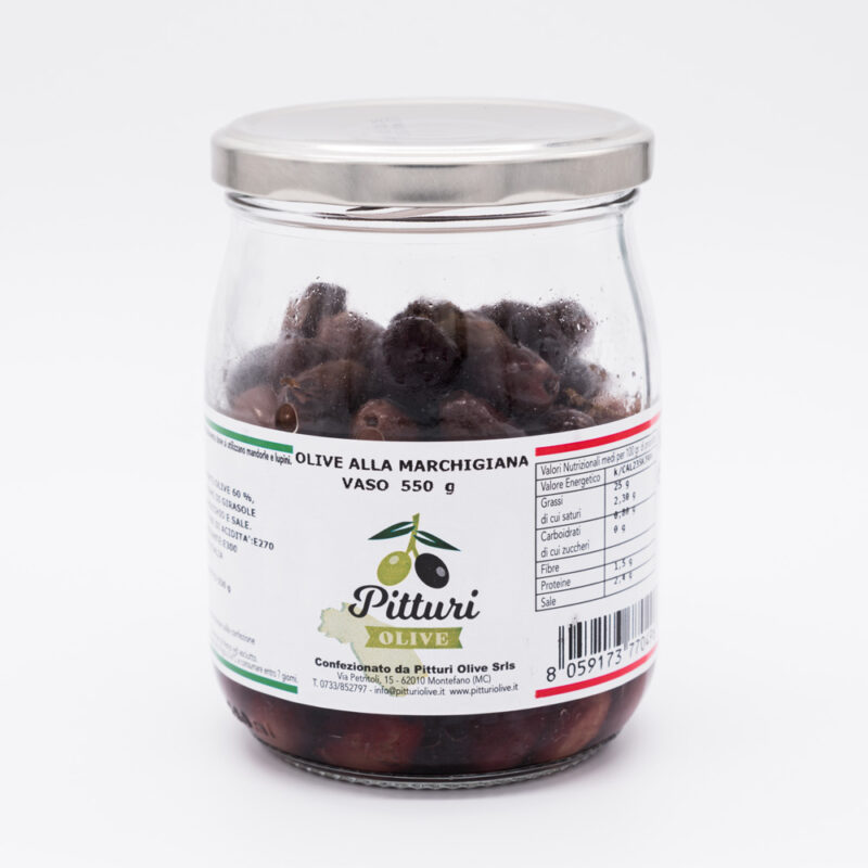 Olive alle Marchigiana condite in olio